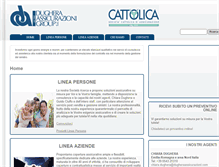 Tablet Screenshot of dugheraassicurazioni.com